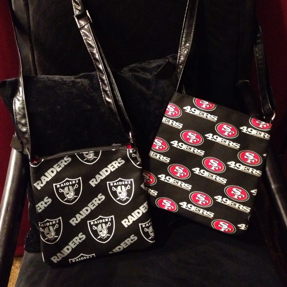 COPY - NFL Crossbody bags ONLY RAIDERS LEFT